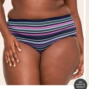 Free with purchase cacique cotton high leg brief 18/20